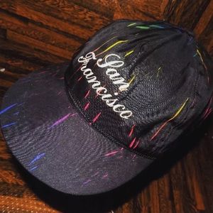 VTG COLORFUL SAN FRANCISCO SNAP BACK SCRIPT 90s OG